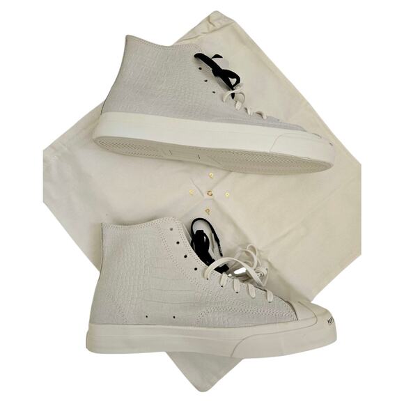RARE NEW Converse‎ Jack Purcell High x Pop Trading Company Egret 170543C MENS 10